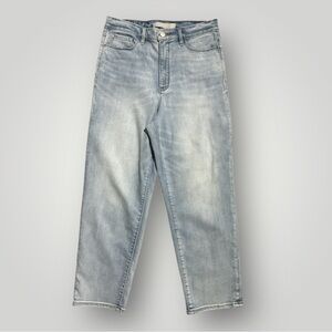 Athleta SculptTek Denim Jeans Size 8 Mid Rise Straight Leg